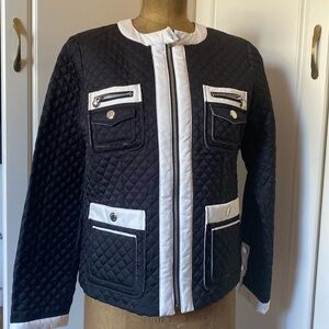 LAUNDRY BY SHELLI SEGAL  Quilted JACKET Sz L